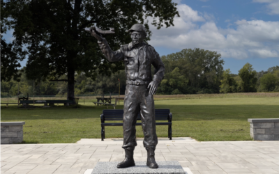 Artist Austen Brantley speaks about the role of public art after his statue honoring Tuskegee Airmen is stolen and defaced